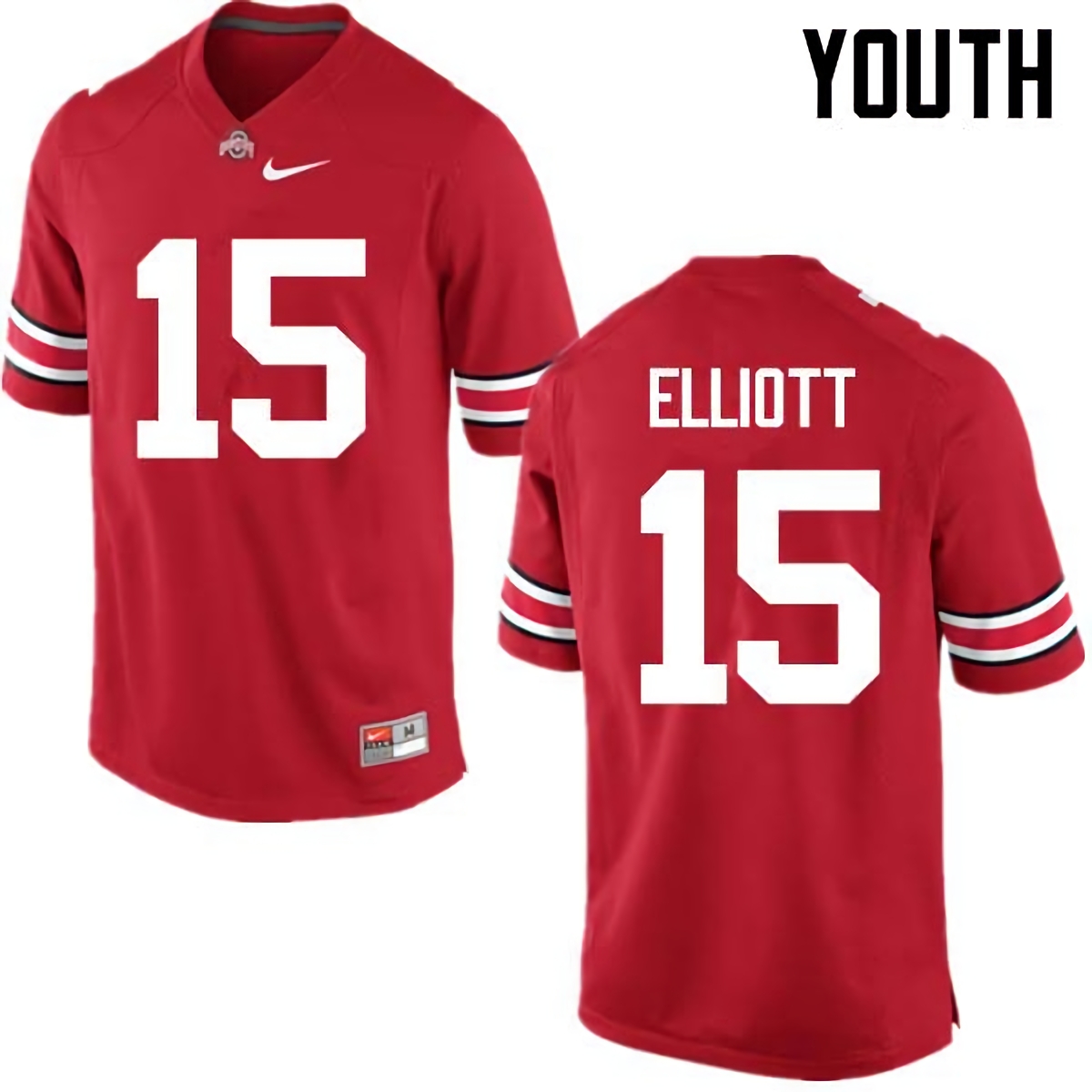 Ezekiel Elliott Ohio State Buckeyes Youth NCAA #15 Nike Red College Stitched Football Jersey OJK4156BZ